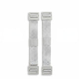 Twee Zeeksack Activity Straps i Mist Grey tegen een witte achtergrond